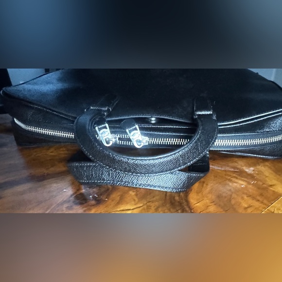 COACH Black Leather Business Bag - Picture 2 of 16